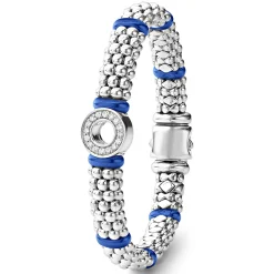 Diamonds<LAGOS Ceramic And Diamond Circle Bracelet | 9Mm