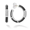 Diamonds<LAGOS Ceramic Beaded Diamond Hoop Earrings