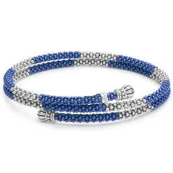 Silver<LAGOS Ceramic Beaded Wrap Bracelet