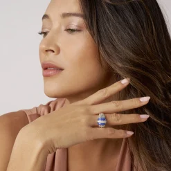 Caviar Rings<LAGOS Ceramic Caviar Diamond Ring