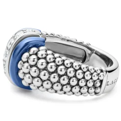 Caviar Rings<LAGOS Ceramic Caviar Diamond Ring