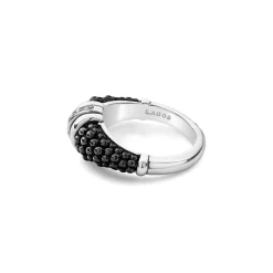 Caviar Rings<LAGOS Ceramic Diamond Stacking Ring