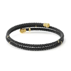 Gold<LAGOS Ceramic Wrap Bracelet
