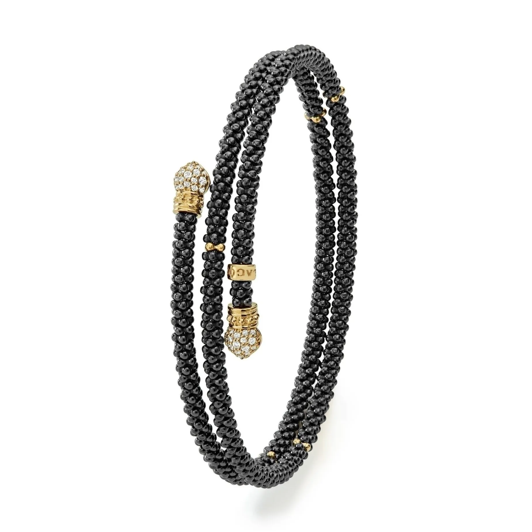 Diamonds<LAGOS Ceramic Wrap Diamond Bracelet