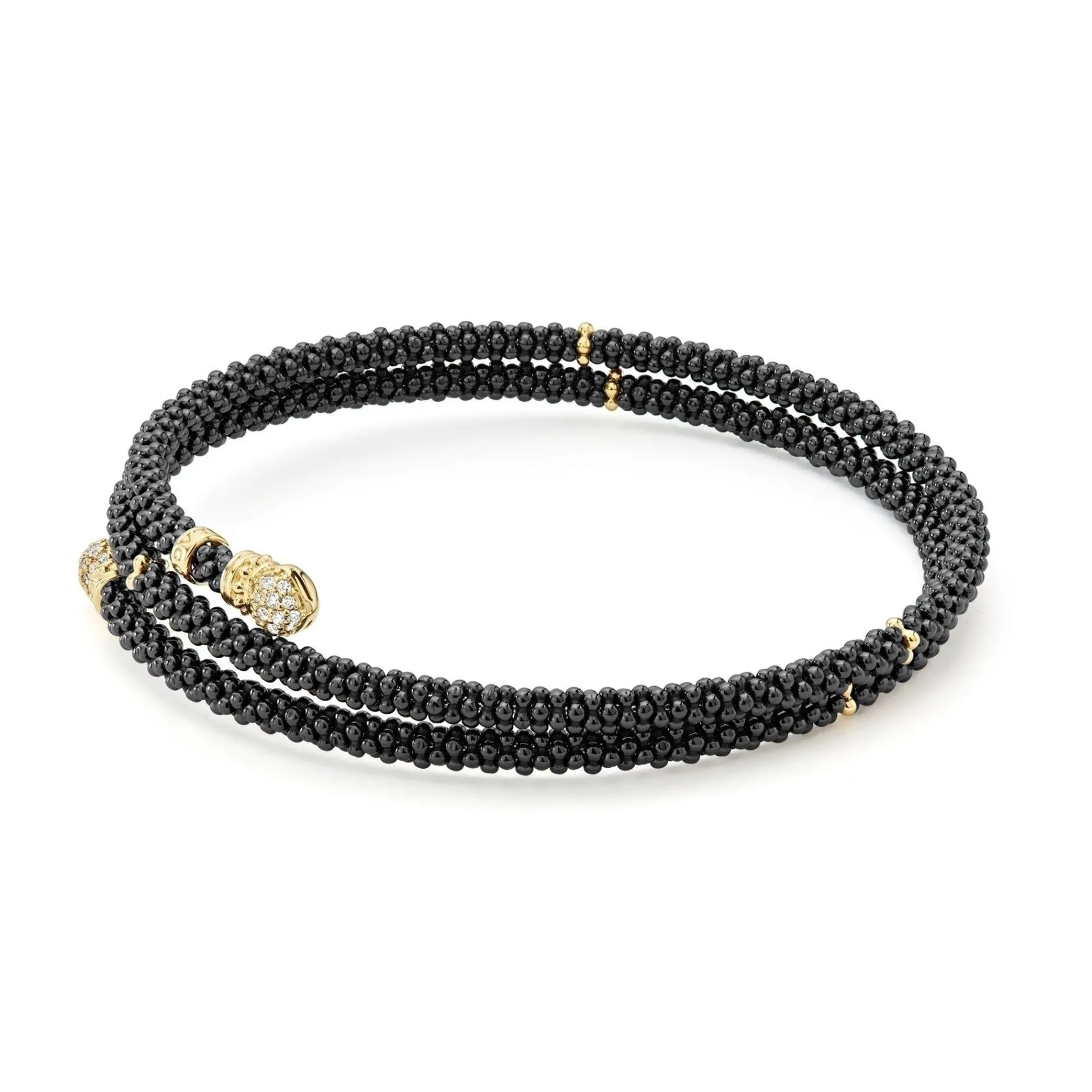 Diamonds<LAGOS Ceramic Wrap Diamond Bracelet