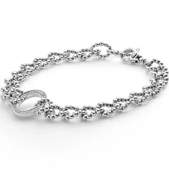Diamonds<LAGOS Circle Diamond Link Bracelet