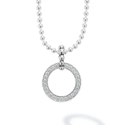 Pendant Necklaces<LAGOS Circle Diamond Pendant Necklace