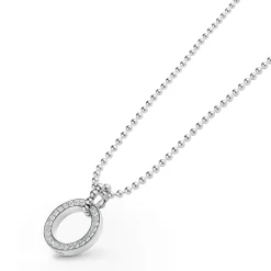 Pendant Necklaces<LAGOS Circle Diamond Pendant Necklace