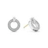 Diamonds<LAGOS Circle Diamond Stud Earrings