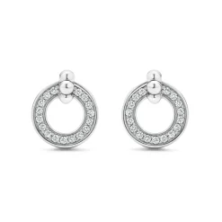 Diamonds<LAGOS Circle Diamond Stud Earrings