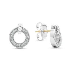 Diamonds<LAGOS Circle Diamond Stud Earrings