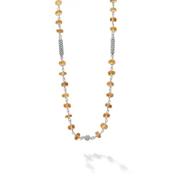 Gemstones<LAGOS Citrine Beaded Necklace