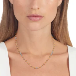 Chains<LAGOS Citrine Beaded Necklace