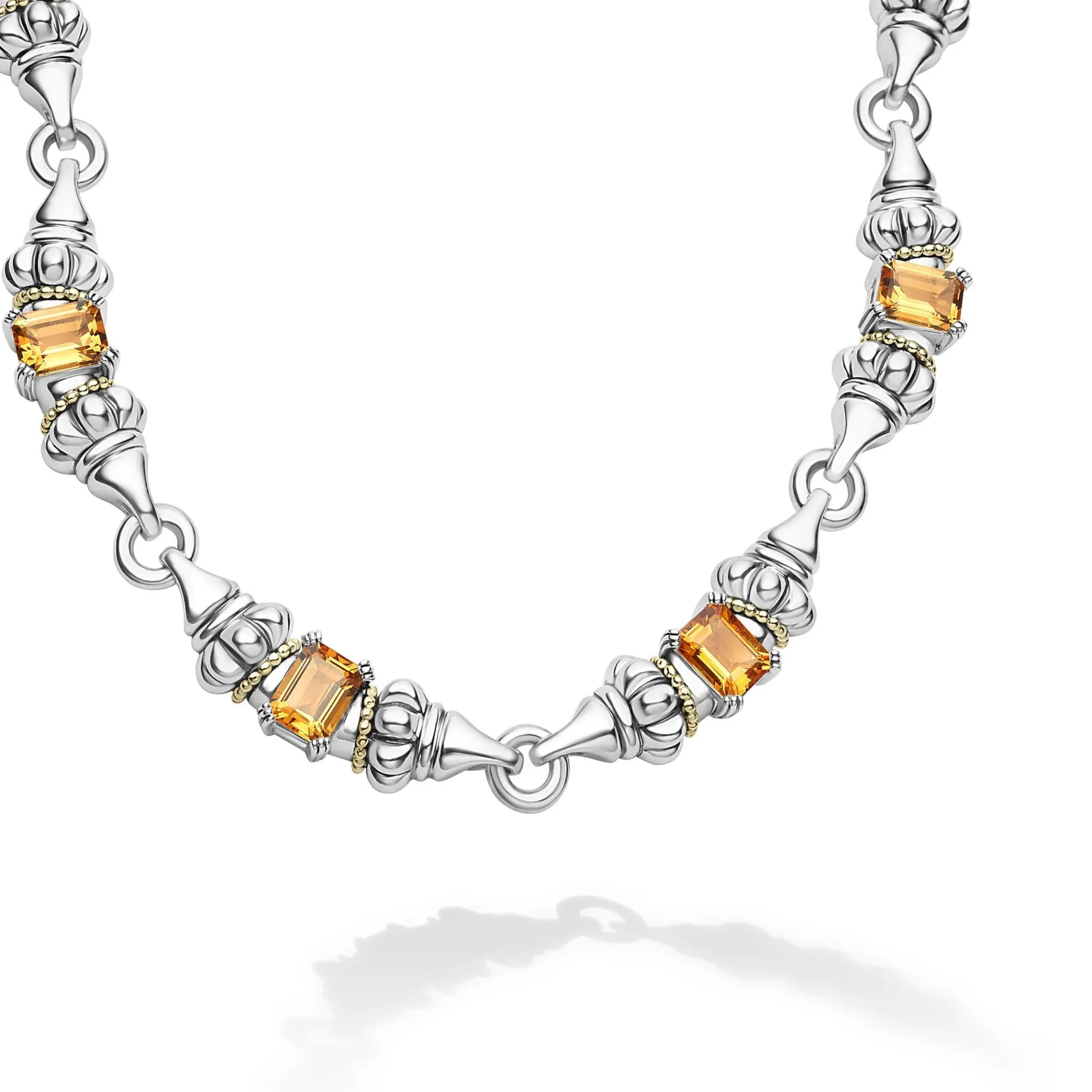 Gemstones<LAGOS Citrine Caviar Beaded Necklace