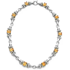 Gemstones<LAGOS Citrine Caviar Beaded Necklace