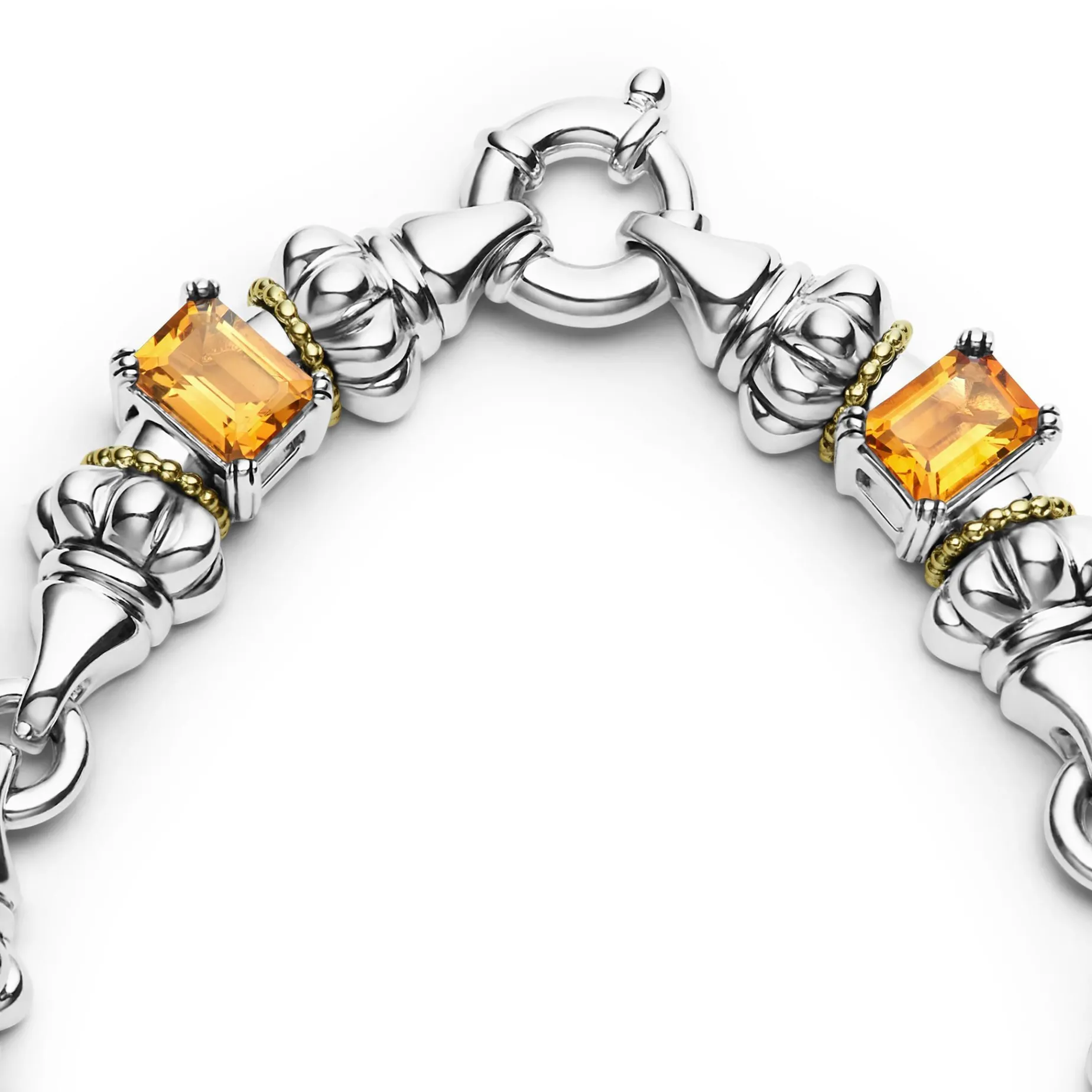 Gemstones<LAGOS Citrine Caviar Beaded Necklace