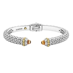 Cuffs<LAGOS Citrine Cuff Bracelet | 8Mm