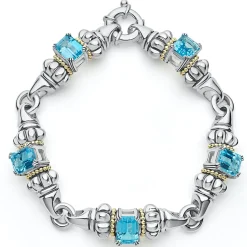 Gemstones<LAGOS Classic Swiss Blue Topaz Bracelet