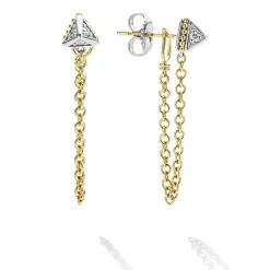 Diamonds<LAGOS Convertible Chain Diamond Stud Earrings