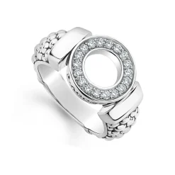 Diamonds<LAGOS Diamond Circle Caviar Ring