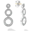 Diamonds<LAGOS Diamond Circle Drop Earrings