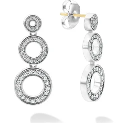 Diamonds<LAGOS Diamond Circle Drop Earrings