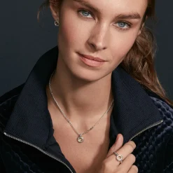 Pendant Necklaces<LAGOS Diamond Circle Pendant Necklace