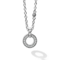 Diamonds<LAGOS Diamond Circle Pendant Necklace