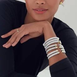 Cuffs<LAGOS Diamond Cuff Bracelet | 8Mm