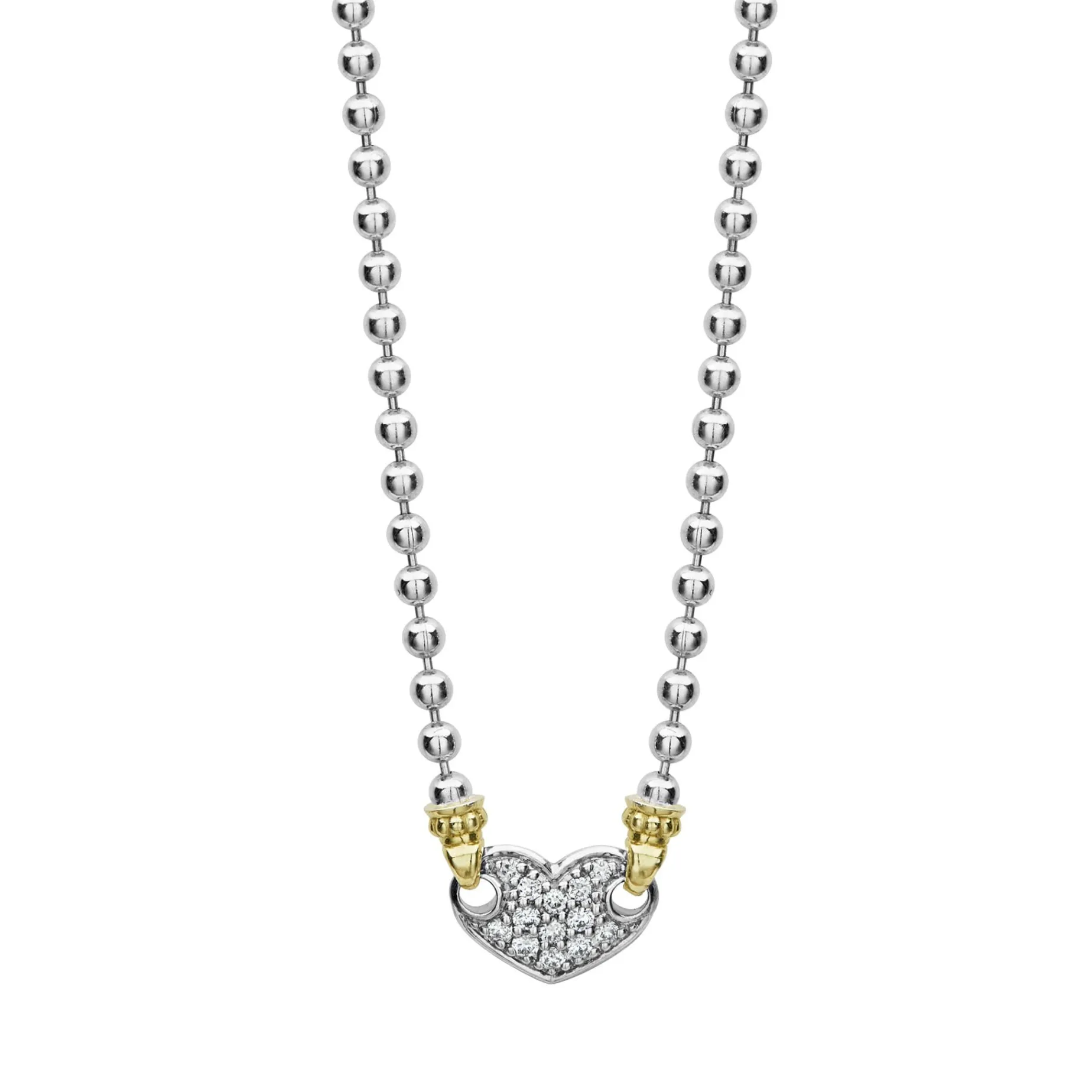Chains<LAGOS Diamond Heart Necklace