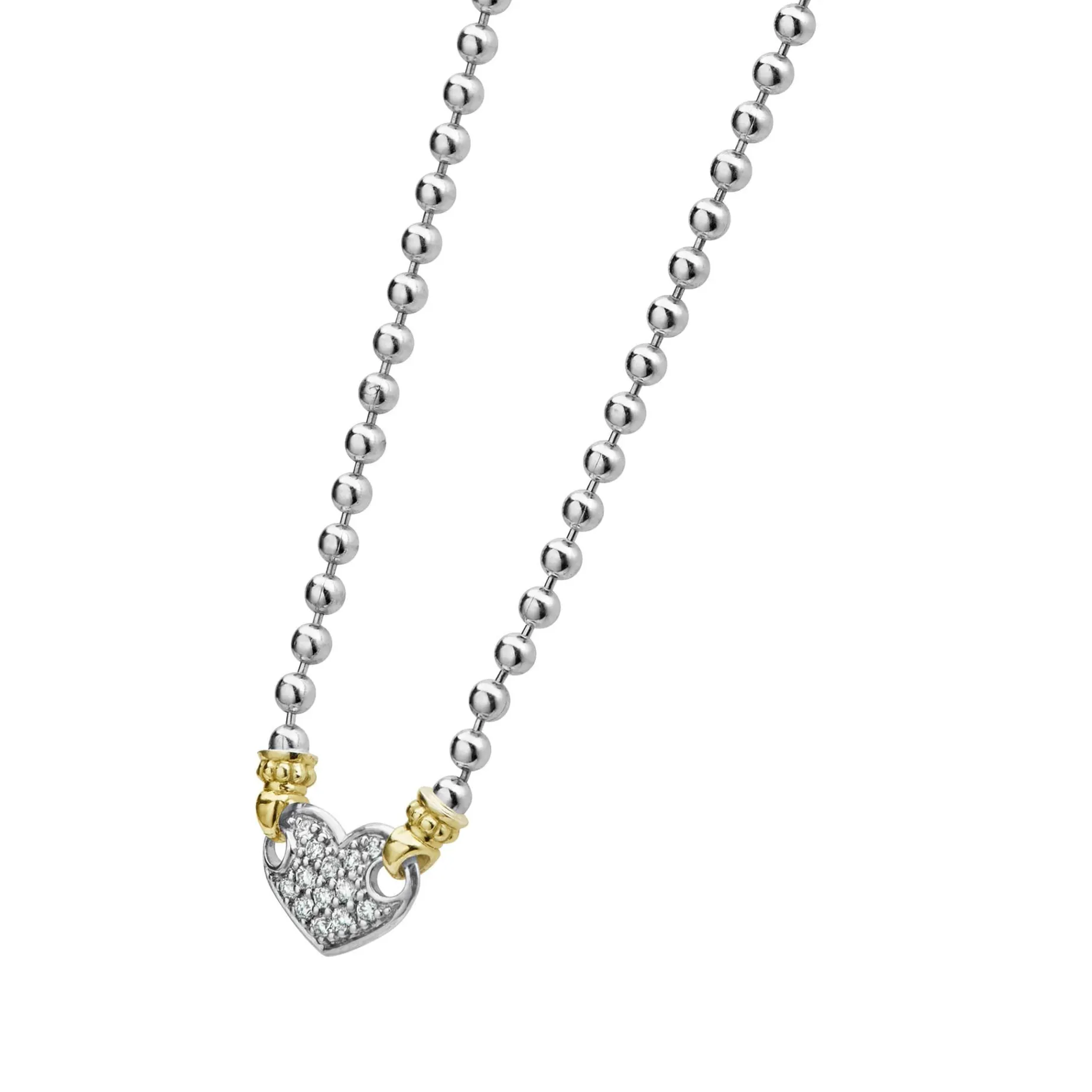 Chains<LAGOS Diamond Heart Necklace
