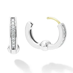 Huggie Earrings<LAGOS Diamond Huggie Earrings