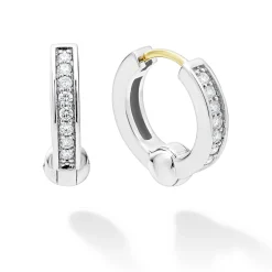 Diamonds<LAGOS Diamond Huggie Earrings