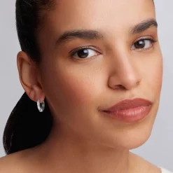 Diamonds<LAGOS Diamond Huggie Earrings