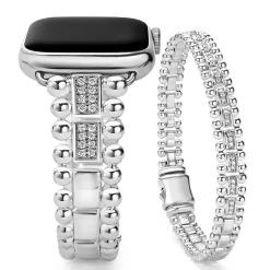 Watch Bracelets<LAGOS Diamond Link Smart Caviar Gift Set