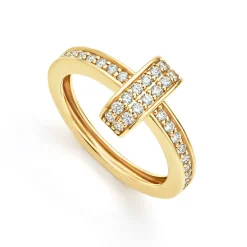 Gold<LAGOS Diamond Stacking Ring Set