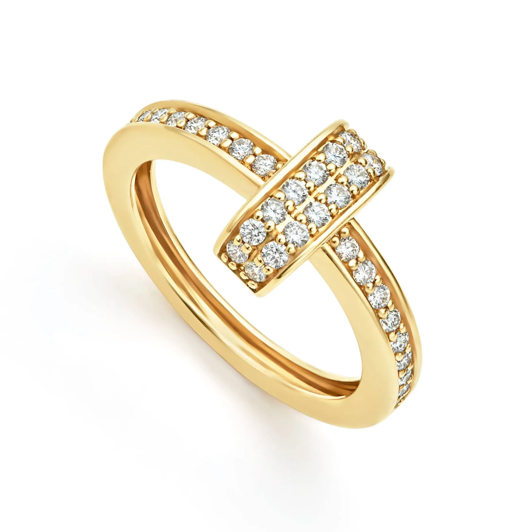 Gold<LAGOS Diamond Stacking Ring Set