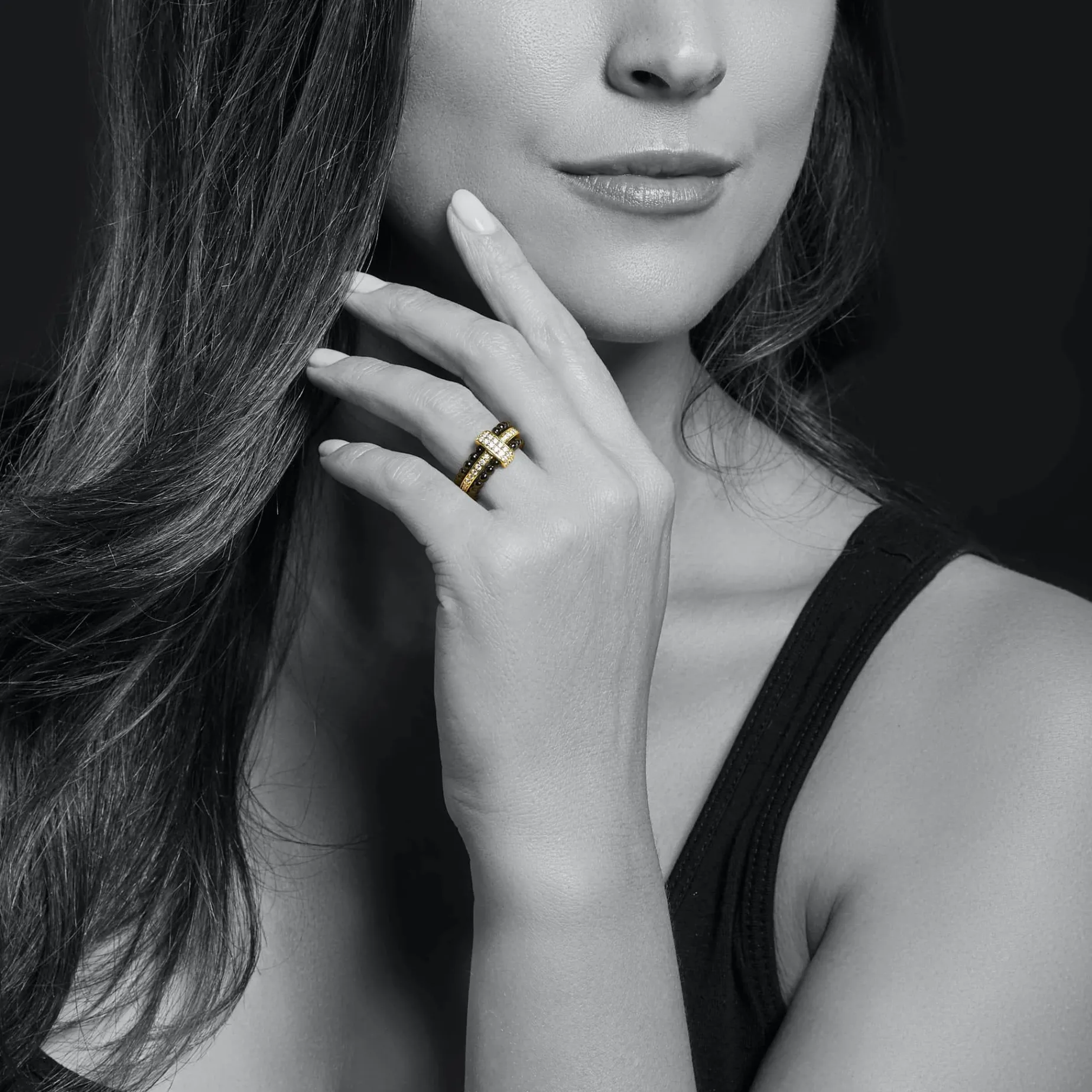 Diamonds<LAGOS Diamond Stacking Ring Set