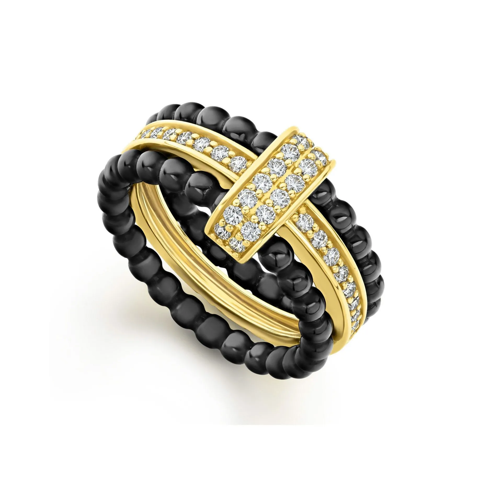 Diamonds<LAGOS Diamond Stacking Ring Set