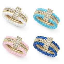 Stacking Rings<LAGOS Diamond Stacking Ring Set