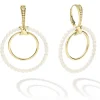 Gold<LAGOS Double Circle 18K Gold Earring Set