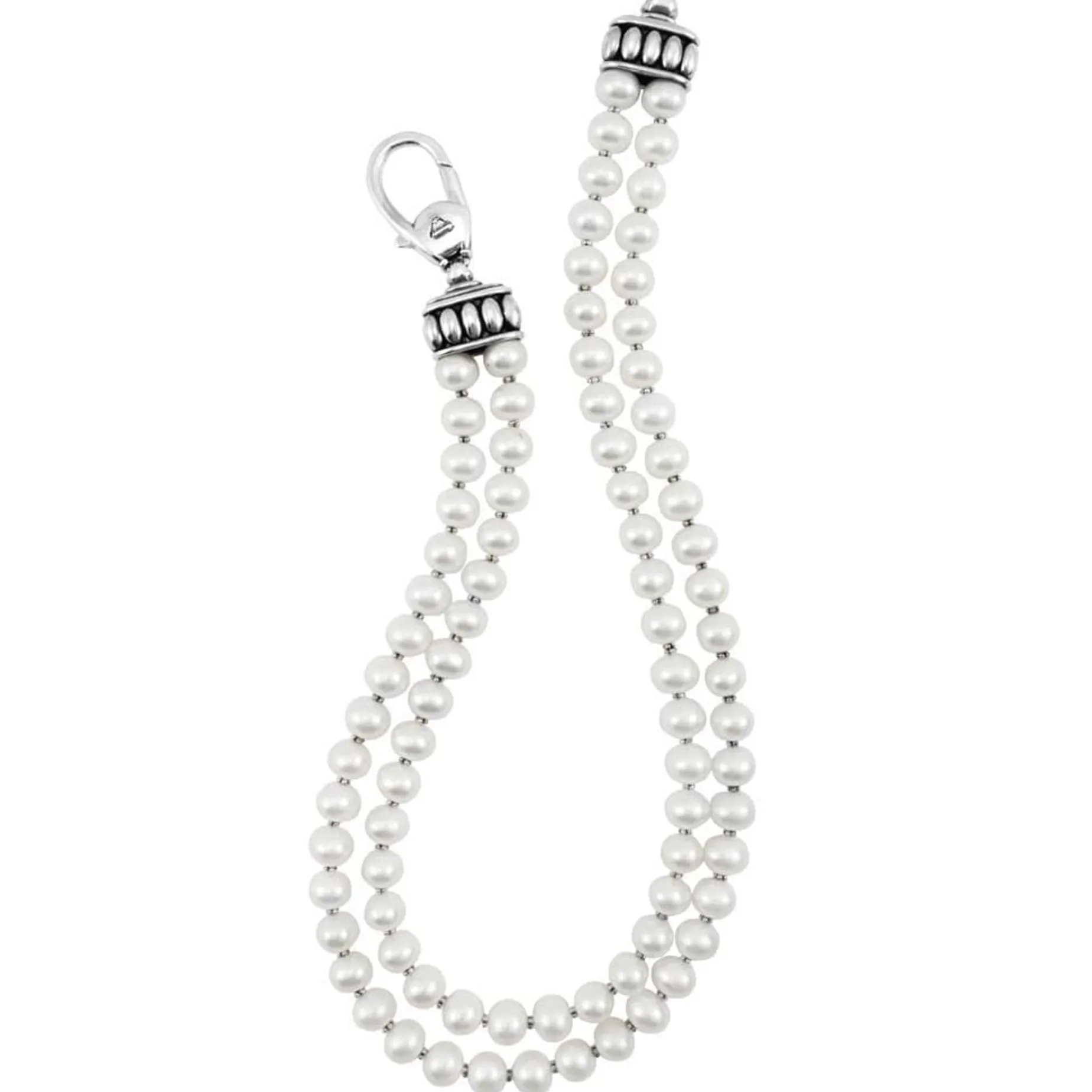 Pearl<LAGOS Double Strand Pearl Necklace