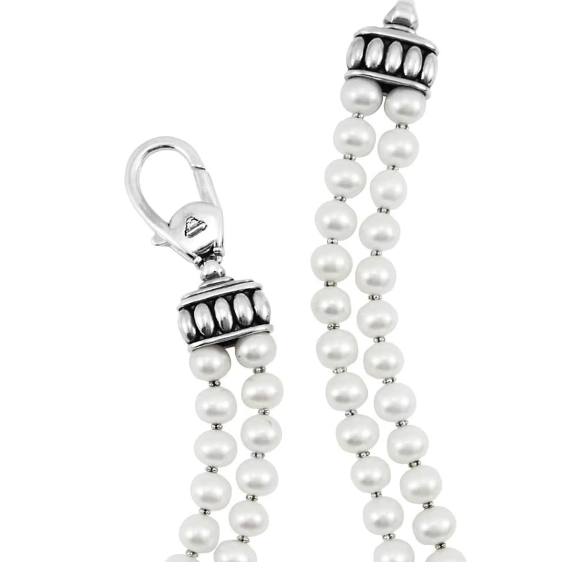 Pearl<LAGOS Double Strand Pearl Necklace