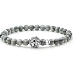 Gemstones<LAGOS Eagle Eye Skull Bracelet