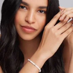 Caviar Bracelets<LAGOS Five Silver Station Ceramic Bracelet | 5Mm