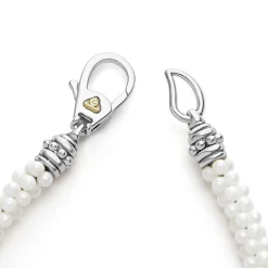 Caviar Bracelets<LAGOS Five Silver Station Ceramic Bracelet | 5Mm