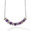 Chains<LAGOS Five Station Amethyst Necklace