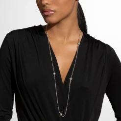 Long Necklaces<LAGOS Five Station Two-Tone Love Knot Necklace