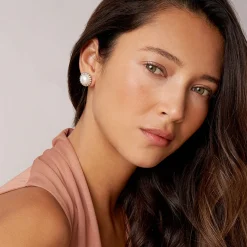 Pearl<LAGOS Fluted Pearl Stud Earrings