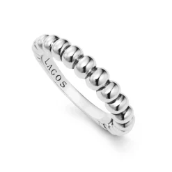 Caviar Rings<LAGOS Fluted Stacking Ring